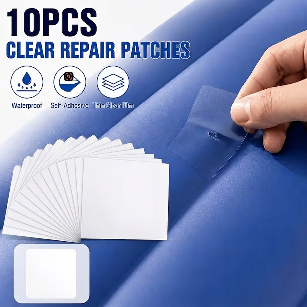 Heat Transfer Vinyl Roll - เทปซ่อมเต็นท์ใส แผ่นปะซ่อมที่นอนลม ห่วงยางว่ายน้ำ อุปกรณ์ซ่อมกันน้ำอเนกประสงค์ แผ่นปะซ่อมไวนิล อุปกรณ์เสริมสำหรับการดูแลรักษา