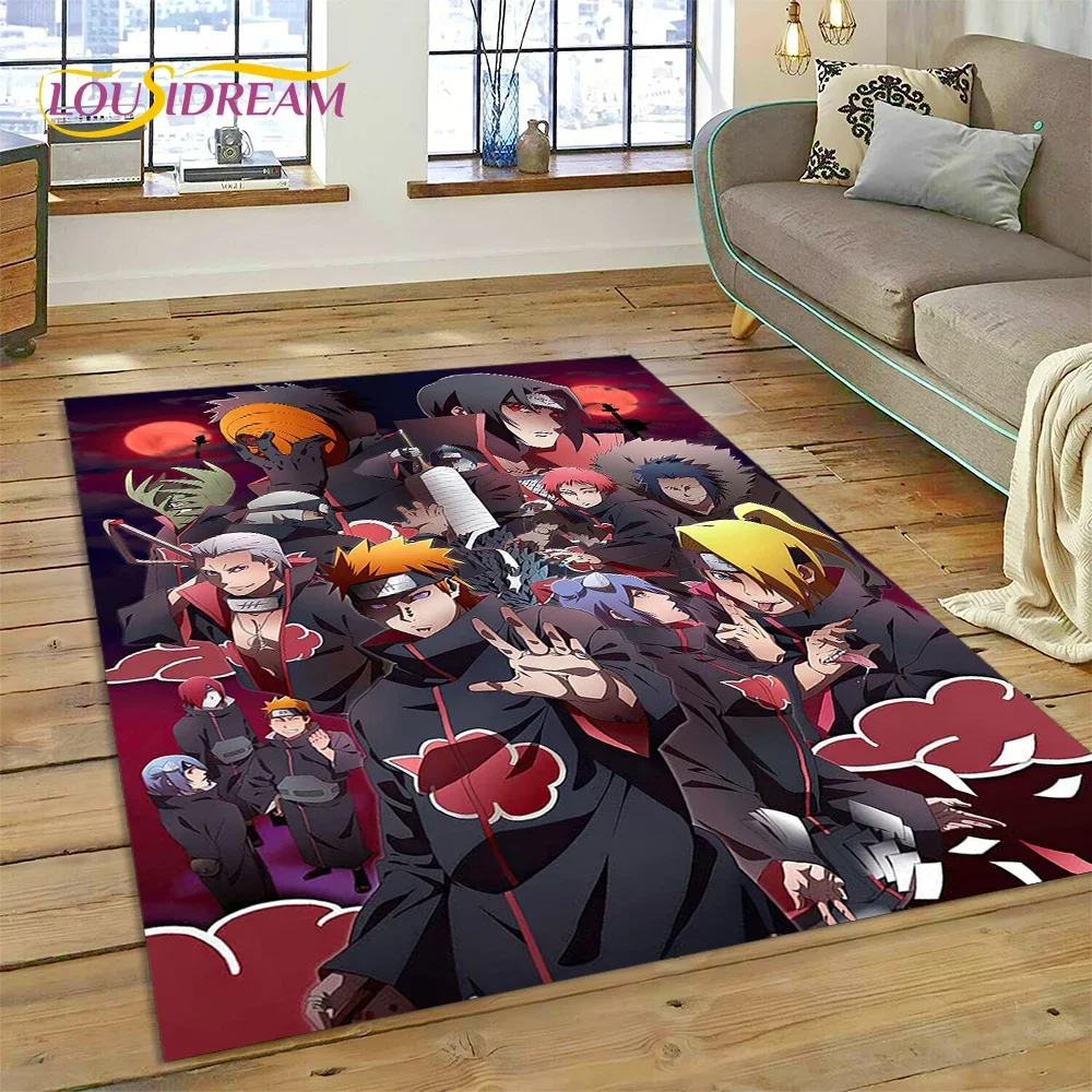Commercial Printing For Sale - การ์ตูน 3D I-Itachi ญี่ปุ่นอะนิเมะพรมพรมสําหรับห้องนั่งเล่นห้องนอนโซฟาหน้าแรกตกแต่ง, เด็กเล่นพรมพรมกันลื่น