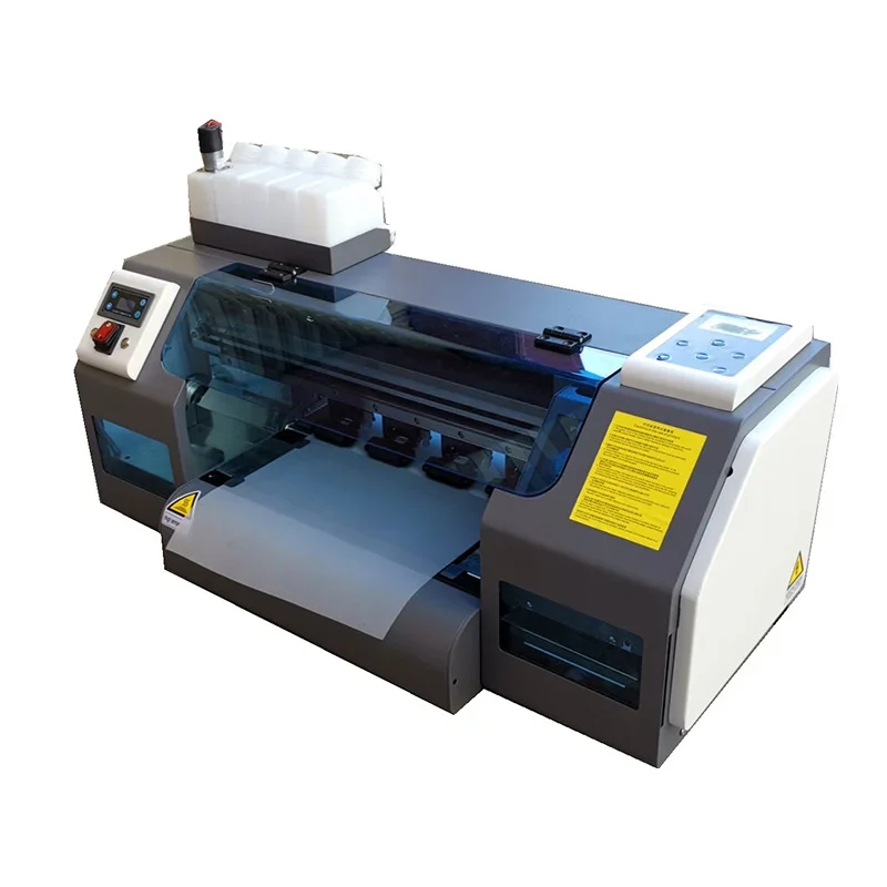 Commercial Printing Machine For Shirts - อัพเกรดขนาดเล็ก A3 DTF เครื่องพิมพ์ความเร็วสูง XP600 คู่หัวหมึกสีขาวความร้อน