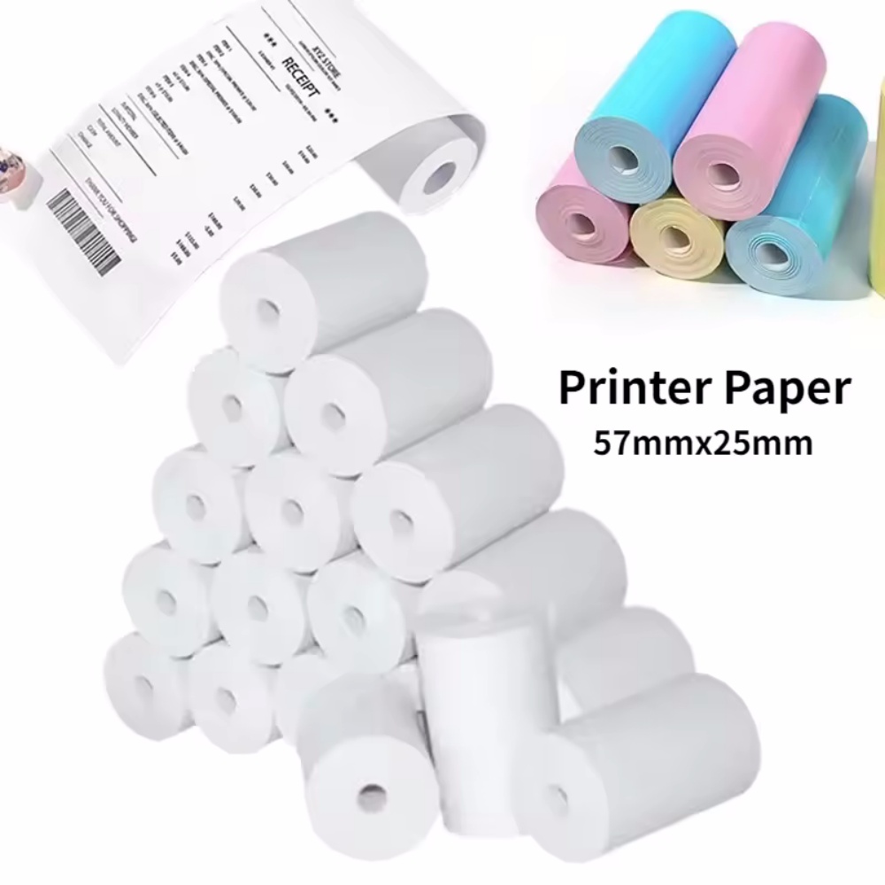 Heat Transfer Vinyl Roll - กระดาษความร้อน MINI การพิมพ์ Self-กาวสติกเกอร์สําหรับเครื่องพิมพ์ขนาดเล็ก Pose Machine