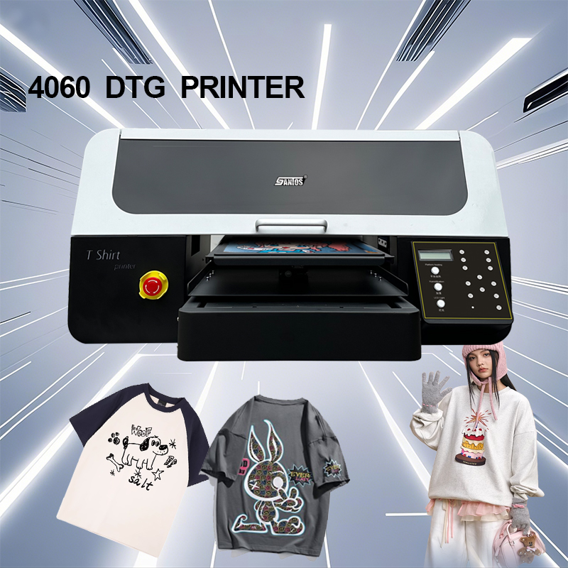 Commercial Printing Machine For Shirts - DTG เสื้อยืดเครื่องพิมพ์ 40 ซม.* 60 ซม.การพิมพ์ดิจิตอลประสิทธิภาพสูง