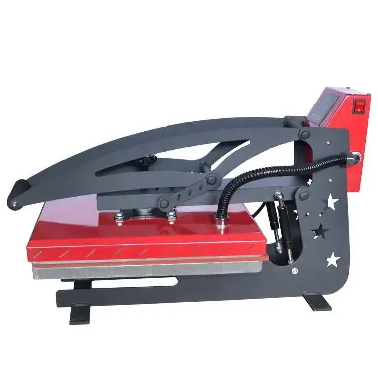 Commercial Printing Machine For Shirts - เครื่องรีดร้อนแรงดันสูงแบบแมนนวล สถานีเดียว สำหรับพิมพ์เสื้อยืด ผ้า และงานพิมพ์เสื้อผ้า PY