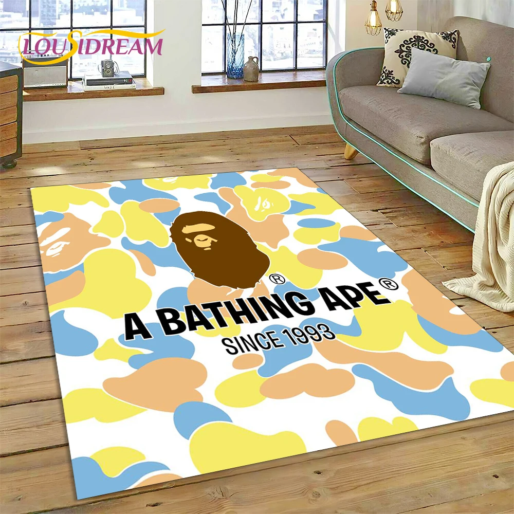 พรมพิมพ์ลาย 3 มิติ ลาย B-BAPE  - Commercial Printing For Sale บทวิจารณ์และราคา