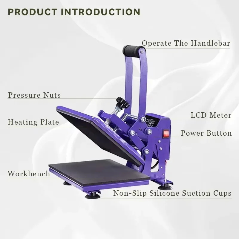 เครื่องรีดร้อน 8-in-1 คุณภาพเย - Commercial Grade Printing Press บทวิจารณ์และราคา