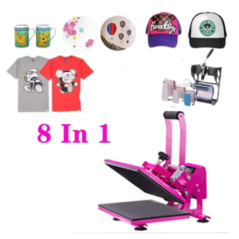 เครื่องรีดร้อน 8-in-1 คุณภาพเย - Commercial Grade Printing Press บทวิจารณ์และราคา