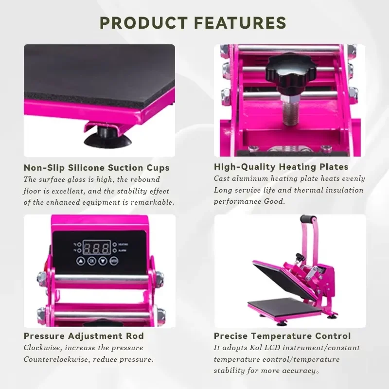 เครื่องรีดร้อน 8-in-1 คุณภาพเย - Commercial Grade Printing Press บทวิจารณ์และราคา