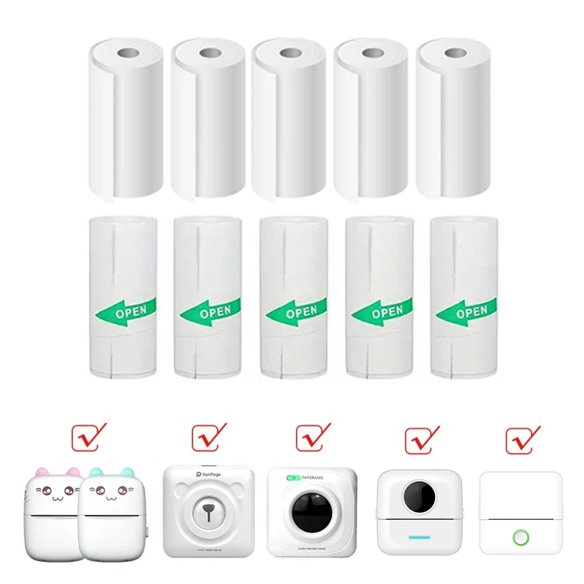 Mini พิมพ์กล้องกระดาษความร้อน  - Heat Transfer Vinyl Roll บทวิจารณ์และราคา