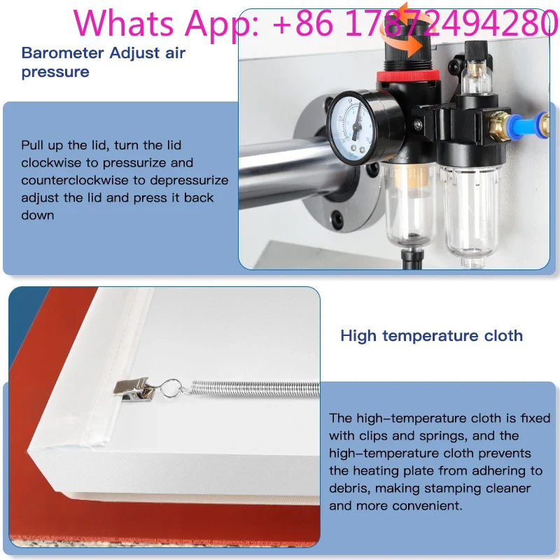 เครื่องรีดร้อนแบบสไลด์ไฟฟ้าคู่ - Commercial Printing Machine For Shirts บทวิจารณ์และราคา