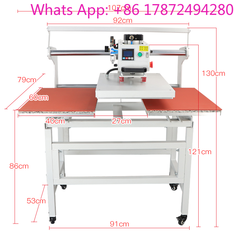 เครื่องรีดร้อนแบบสไลด์ไฟฟ้าคู่ - Commercial Printing Machine For Shirts บทวิจารณ์และราคา