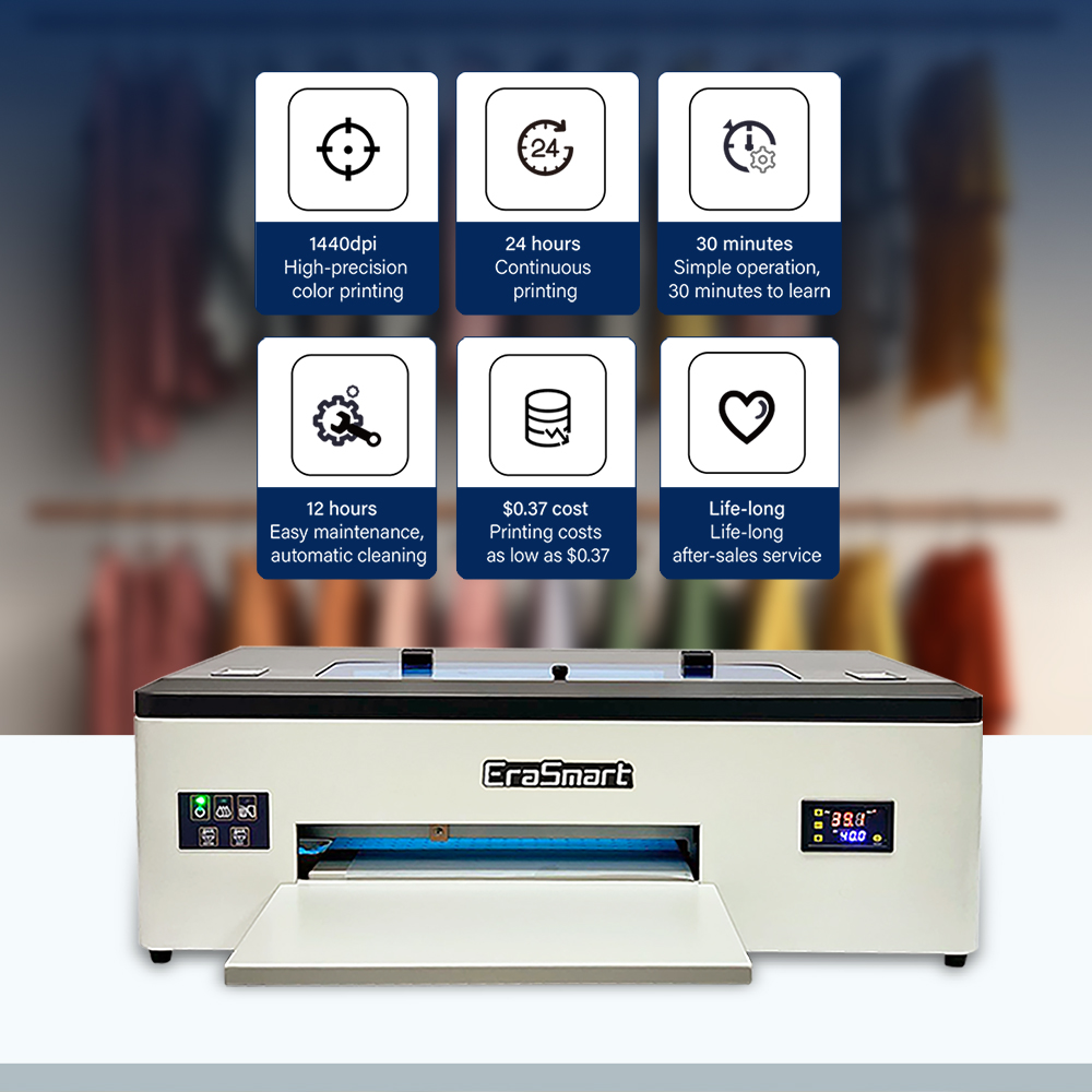 Erasmart ชุดเครื่องพิมพ์อิงค์เ - Commercial Printing Machine For Shirts บทวิจารณ์และราคา